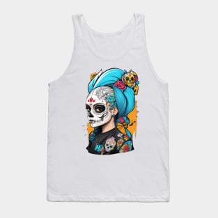 Sugar Skull Girl Tank Top